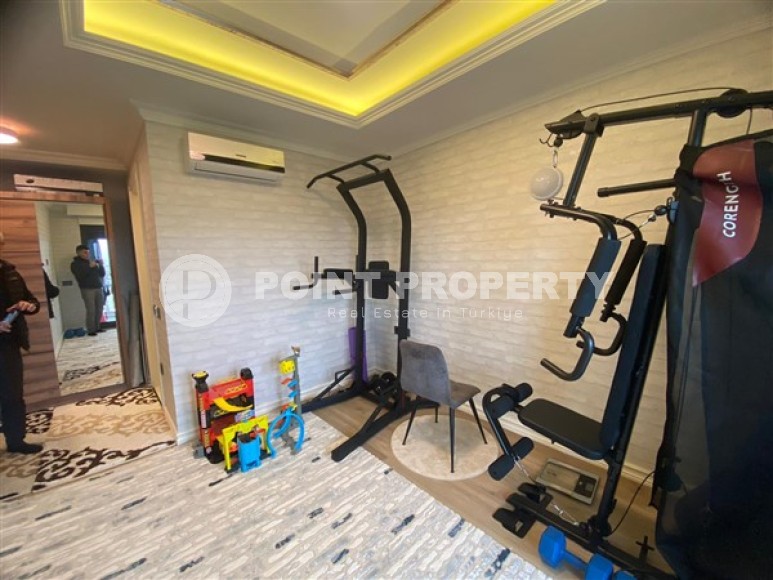 Просторная двухуровневая квартира 4+1, общей площадью 180 м2, в роскошной резиденции в центре Аланьи-id-5094-фото-7