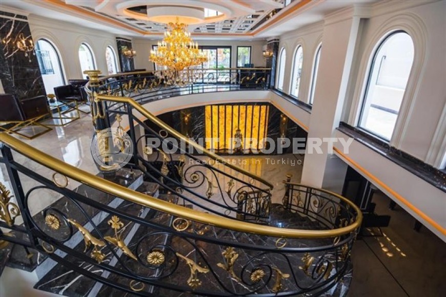 Просторная двухуровневая квартира 4+1, общей площадью 180 м2, в роскошной резиденции в центре Аланьи-id-5094-фото-17