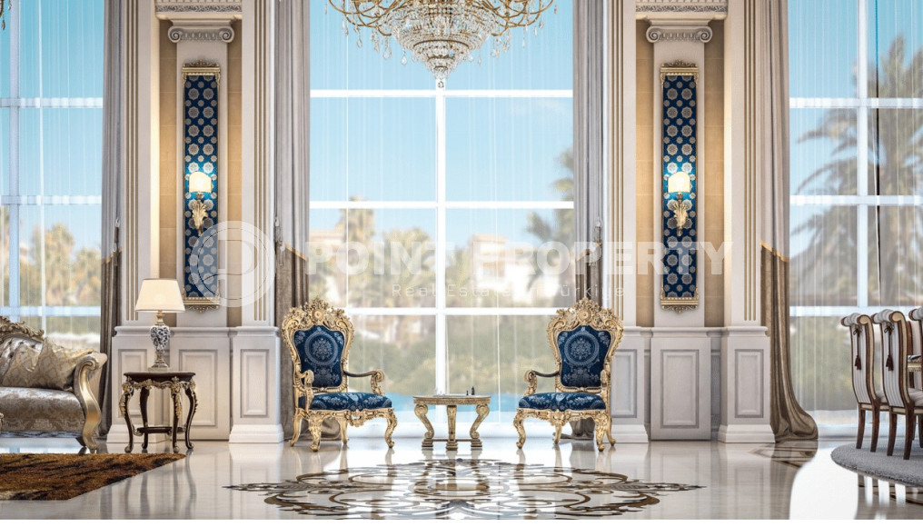 Уютные апартаменты, просторные таунхаусы и шикарные виллы в новом строящемся комплексе премиум-класса в районе Тюрклер в 300 метрах от моря.-id-1054-фото-3