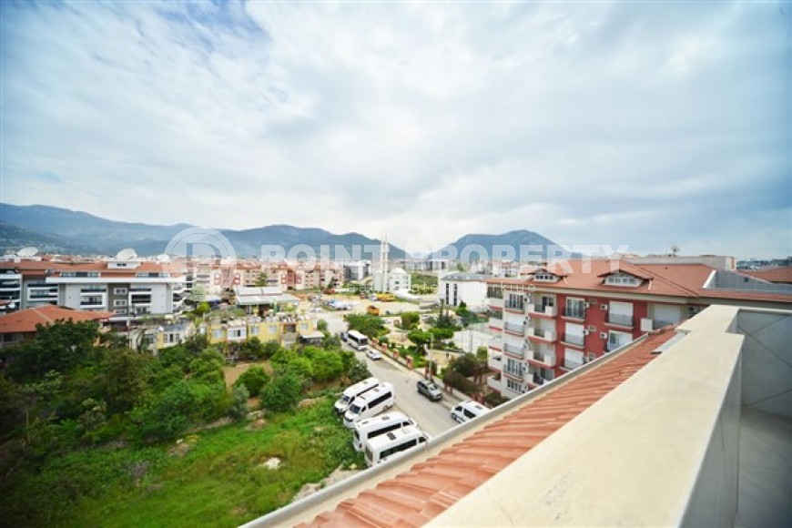 Прекрасные двухуровневые апартаменты с двумя спальными комнатами и видовой террасой, в районе нижняя Оба-id-5099-фото-11