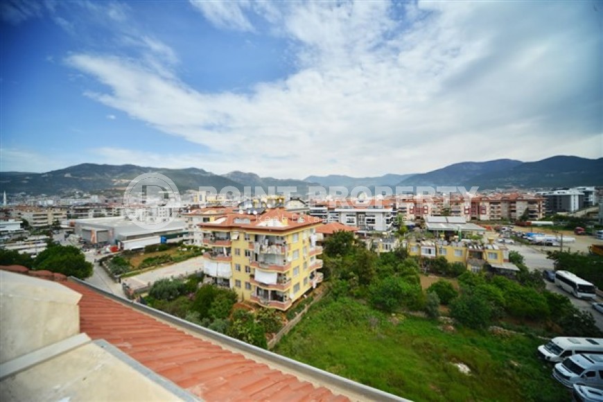 Прекрасные двухуровневые апартаменты с двумя спальными комнатами и видовой террасой, в районе нижняя Оба-id-5099-фото-12