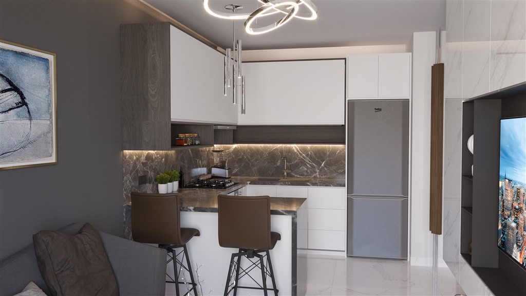 Компактные апартаменты 1+1, общей площадью 49 м2, в новом жилом комплексе, введенном в эксплуатацию в мае 2023 года-id-5100-фото-6