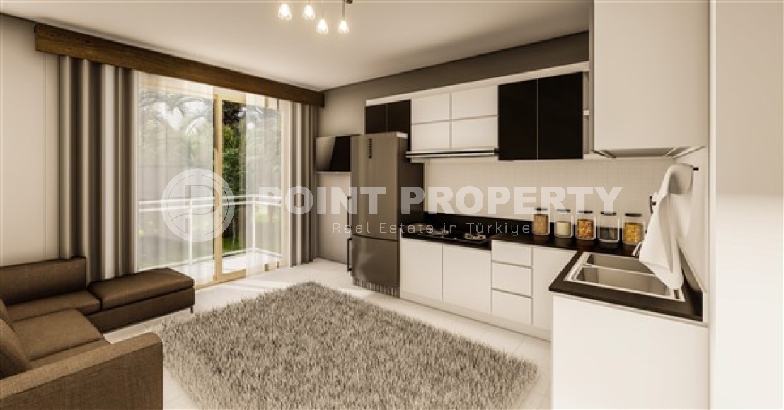 Небольшая бюджетная квартира 1+1 на 1-м этаже в резиденции на завершающем этапе строительства-id-5101-фото-2