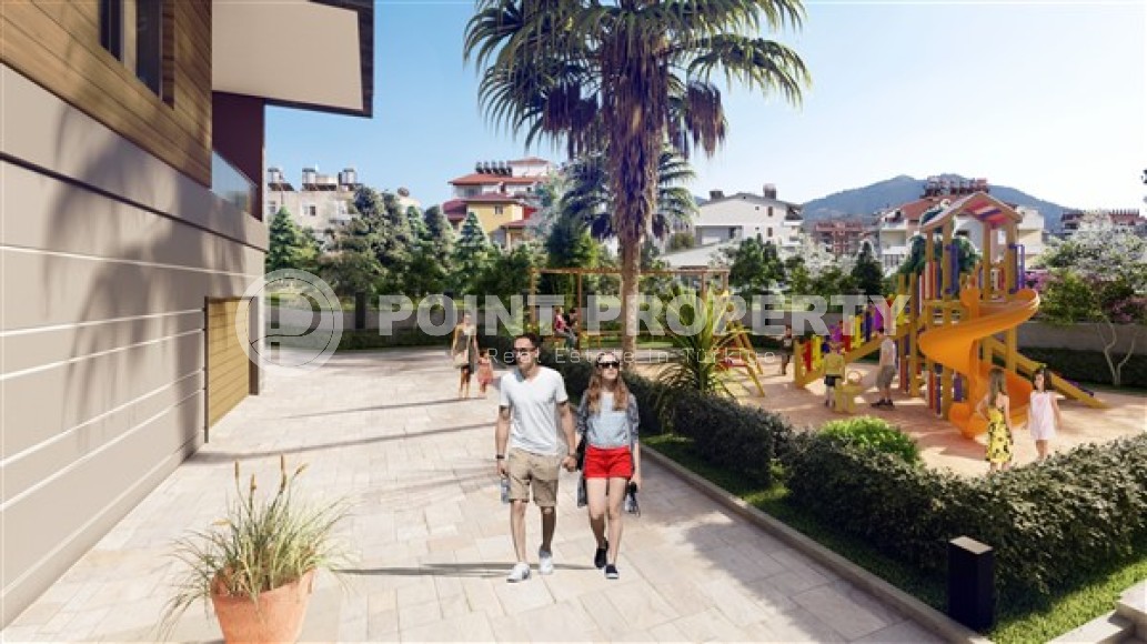 New project in the center of Gazipasa district - apartments and duplexes in a five-story building at the final stage of construction-id-5103-photo-3