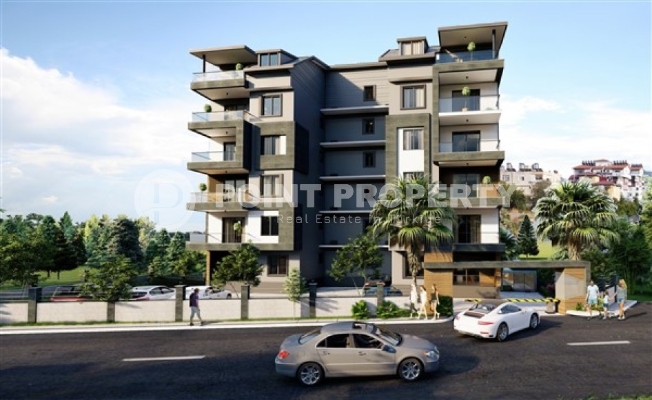 New project in the center of Gazipasa district - apartments and duplexes in a five-story building at the final stage of construction-id-5103-photo-5