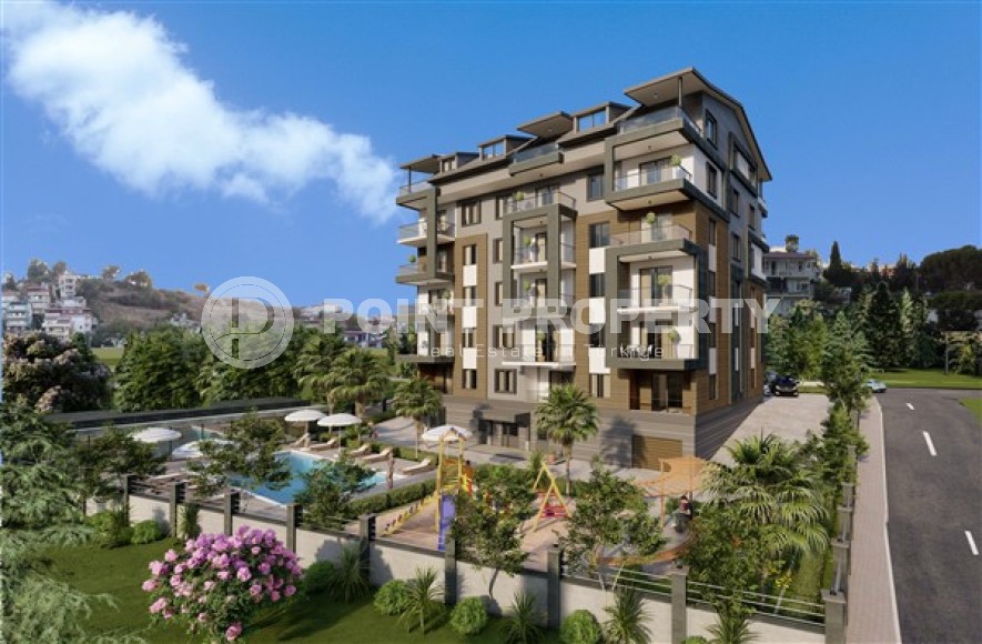 New project in the center of Gazipasa district - apartments and duplexes in a five-story building at the final stage of construction-id-5103-photo-7