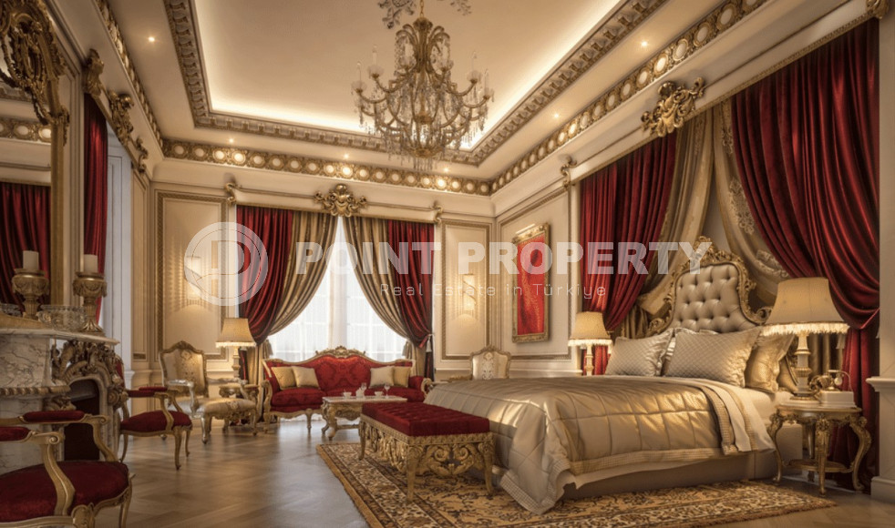 Уютные апартаменты, просторные таунхаусы и шикарные виллы в новом строящемся комплексе премиум-класса в районе Тюрклер в 300 метрах от моря.-id-1054-фото-4