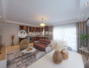 Просторный светлый дуплекс 3+2 на 5-м этаже с мансардой, в комфортабельном районе Аланьи - Оба-id-5105-фото-4