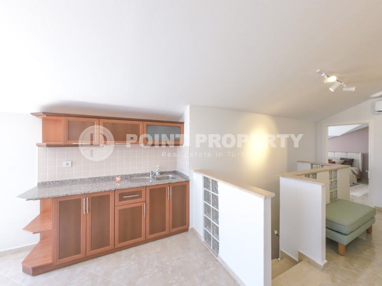 Просторный светлый дуплекс 3+2 на 5-м этаже с мансардой, в комфортабельном районе Аланьи - Оба-id-5105-фото-10