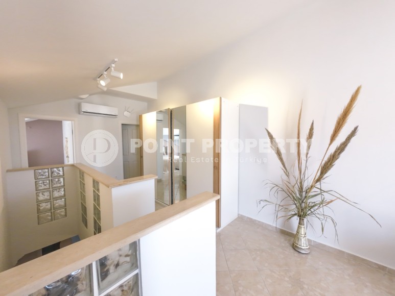 Просторный светлый дуплекс 3+2 на 5-м этаже с мансардой, в комфортабельном районе Аланьи - Оба-id-5105-фото-11