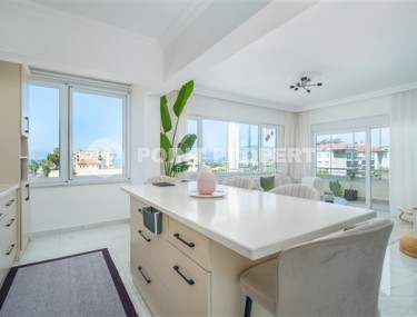 Прекрасные апартаменты с двумя спальными комнатами и видом на Средиземное море, в районе нижняя Оба-id-5108-фото-3