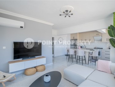 Прекрасные апартаменты с двумя спальными комнатами и видом на Средиземное море, в районе нижняя Оба-id-5108-фото-4