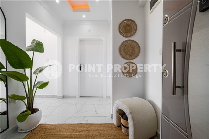 Прекрасные апартаменты с двумя спальными комнатами и видом на Средиземное море, в районе нижняя Оба-id-5108-фото-8