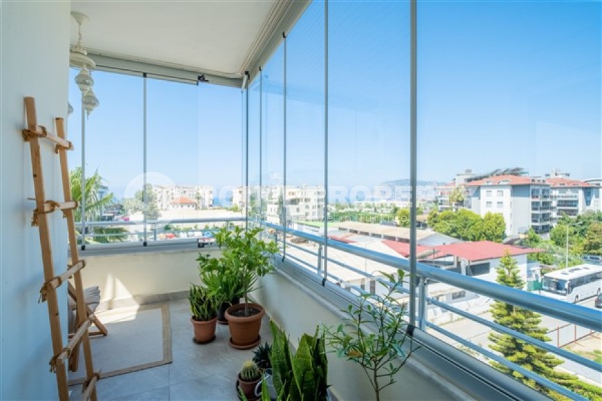 Прекрасные апартаменты с двумя спальными комнатами и видом на Средиземное море, в районе нижняя Оба-id-5108-фото-11