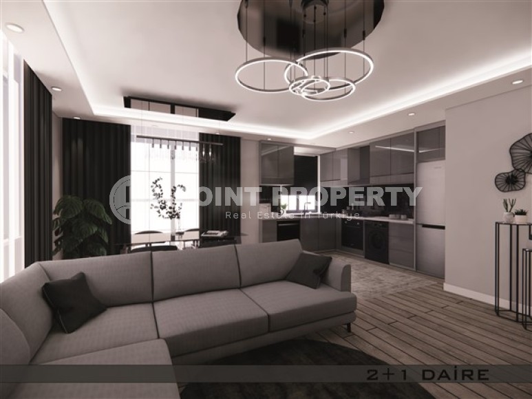 Apartments in a new residential complex at the final stage of construction in the city of Gazipasa-id-5109-photo-3