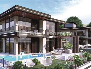 Luxurious three-storey 4+1 villa with infinity pool in a prestigious area of Alanya - Kargicak-id-5115-photo-1