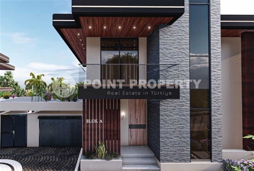 Роскошная трехэтажная вилла 4+1 с инфинити бассейном в престижном районе Аланьи - Каргыджак-id-5115-фото-9