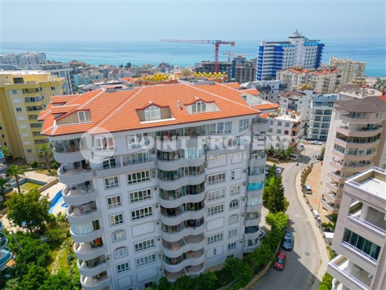 Большие светлые апартаменты с двумя спальными комнатами и видом на Средиземное море, в районе Тосмур-id-5124-фото-15