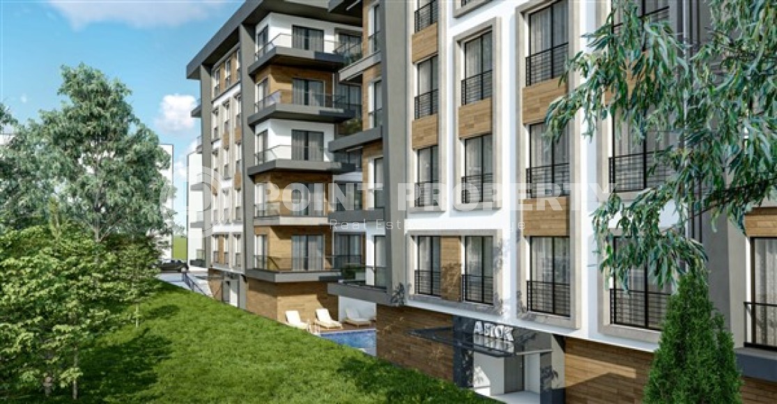 Небольшая квартира в жилом комплексе на этапе строительства в популярном районе Аланьи - Махмутлар-id-5132-фото-4