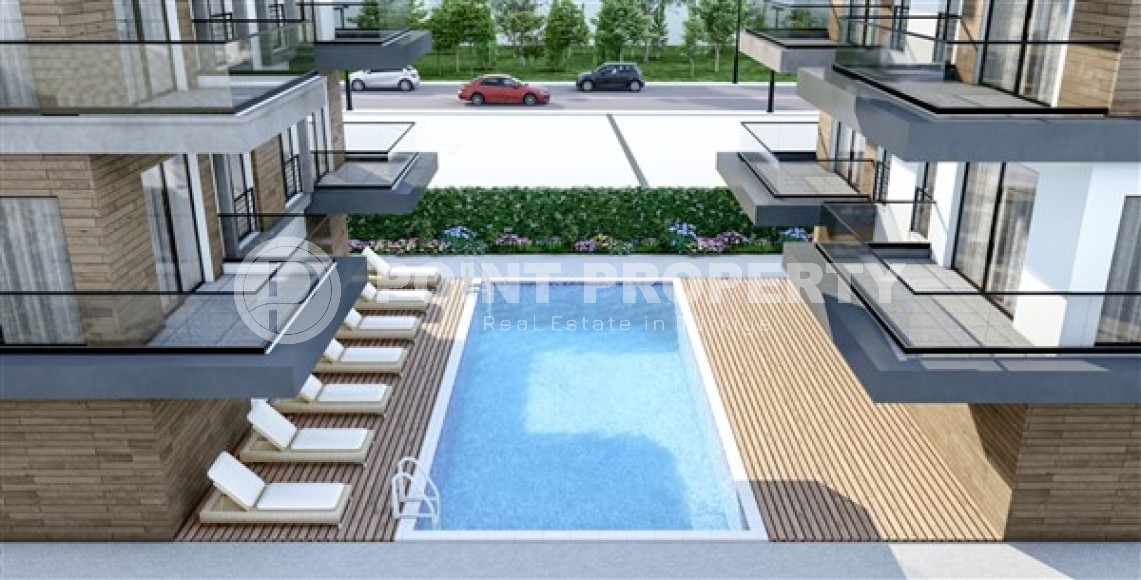 Небольшая квартира в жилом комплексе на этапе строительства в популярном районе Аланьи - Махмутлар-id-5132-фото-3