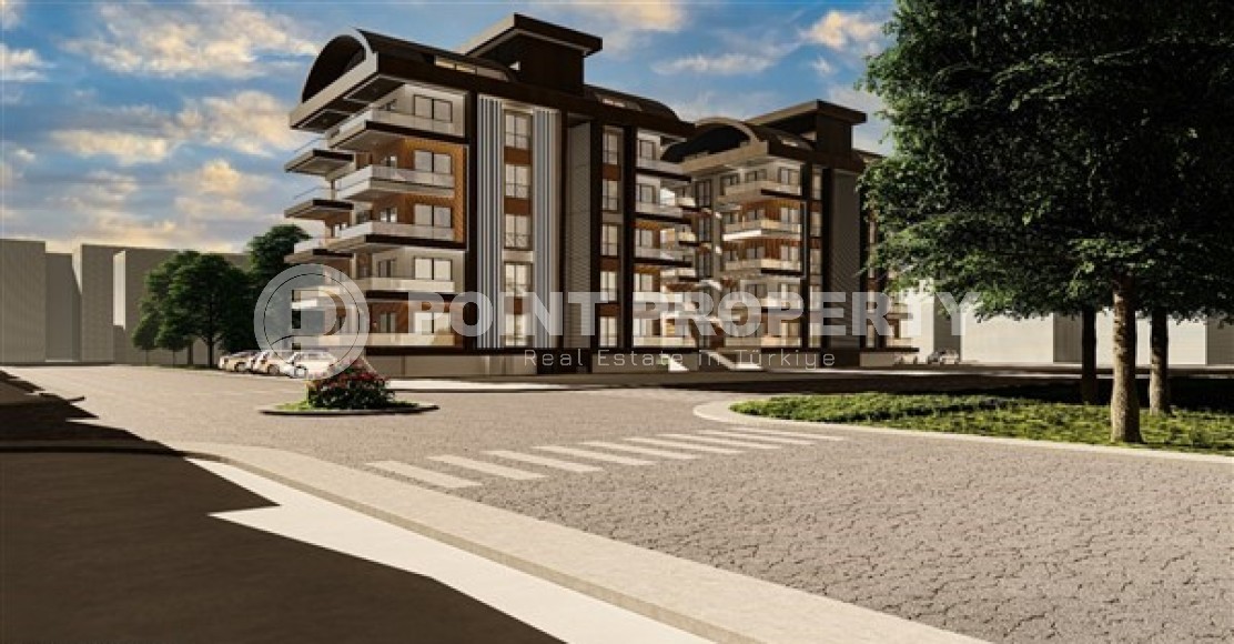 Небольшая квартира в жилом комплексе на этапе строительства в популярном районе Аланьи - Махмутлар-id-5132-фото-10