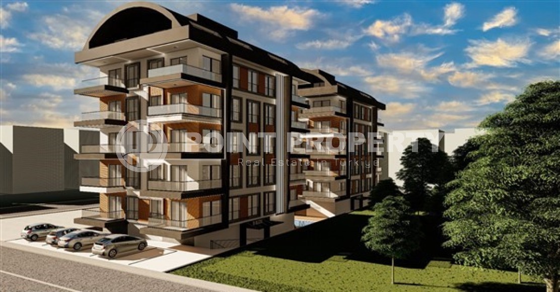 Небольшая квартира в жилом комплексе на этапе строительства в популярном районе Аланьи - Махмутлар-id-5132-фото-8