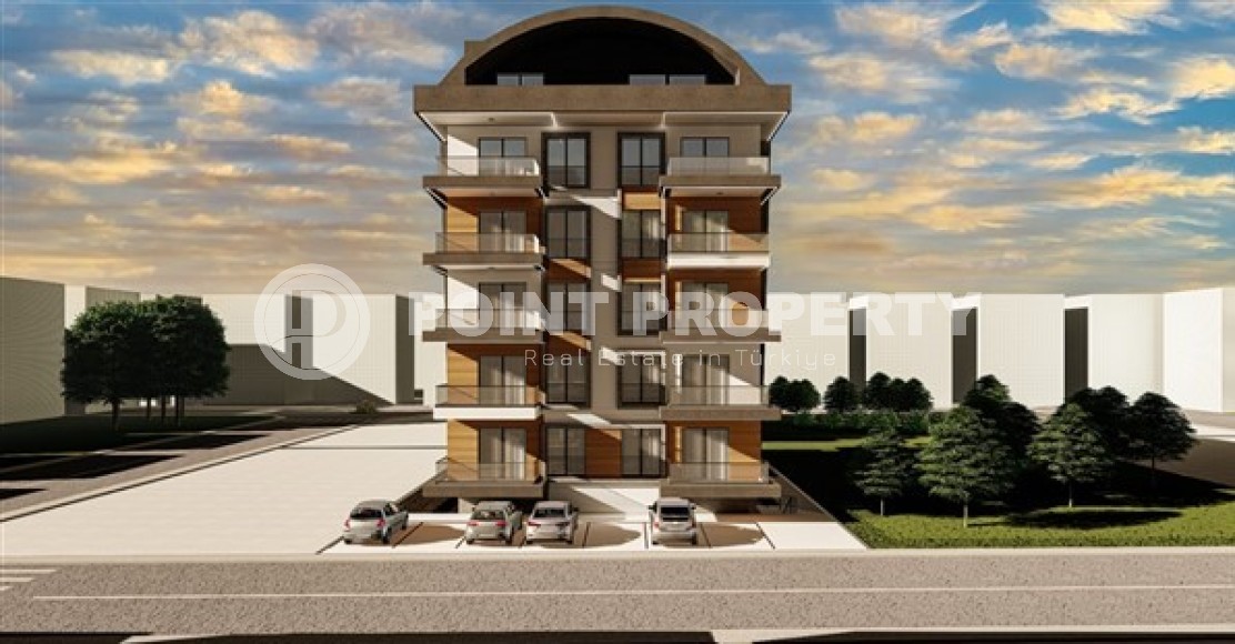 Небольшая квартира в жилом комплексе на этапе строительства в популярном районе Аланьи - Махмутлар-id-5132-фото-9