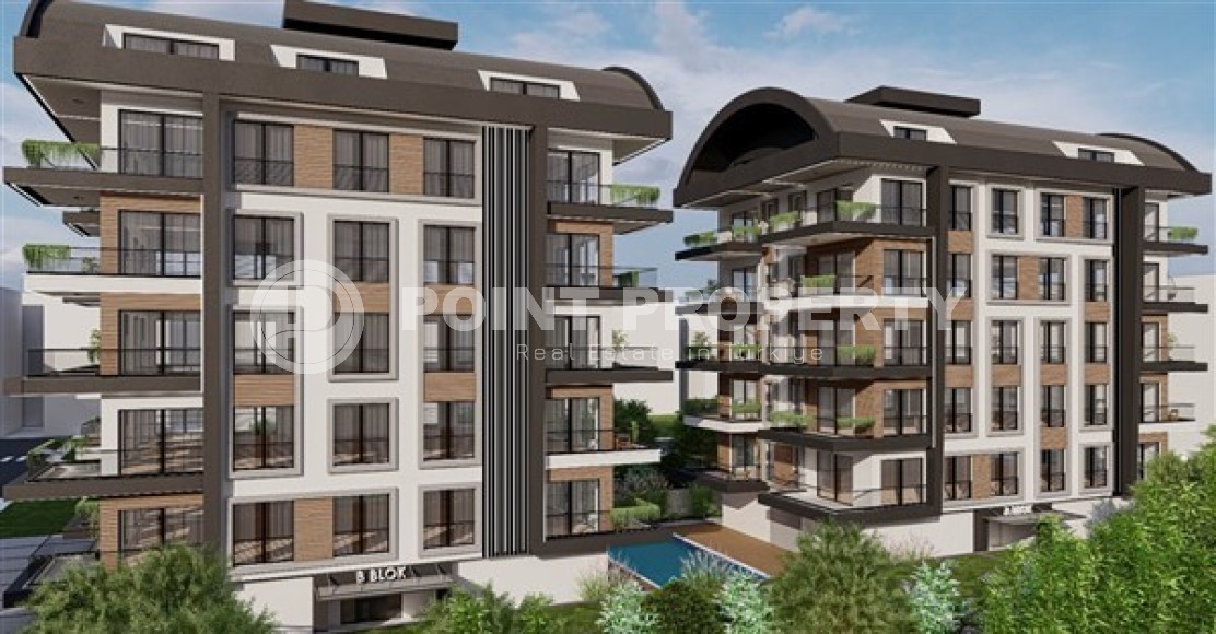 Небольшая квартира в жилом комплексе на этапе строительства в популярном районе Аланьи - Махмутлар-id-5132-фото-6