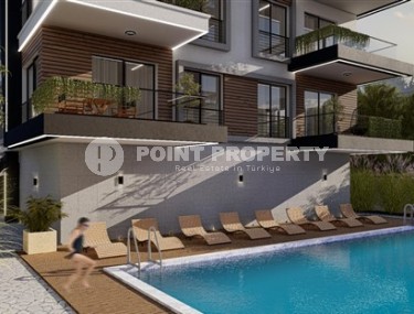 Small apartment in a residential complex under construction in a popular area of Alanya - Mahmutlar-id-5132-photo-2