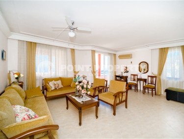 Панорамный дуплекс с роскошным видом на море и крепость Аланьи с элитном районе Бекташ-id-5135-фото-1