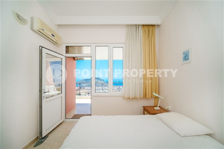 Панорамный дуплекс с роскошным видом на море и крепость Аланьи с элитном районе Бекташ-id-5135-фото-5