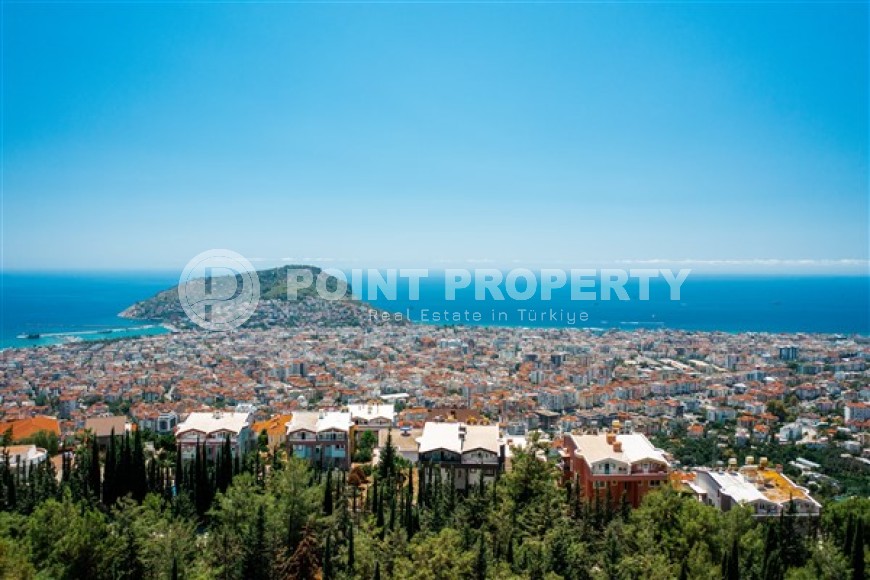 Панорамный дуплекс с роскошным видом на море и крепость Аланьи с элитном районе Бекташ-id-5135-фото-23