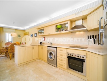 Комфортабельные апартаменты с двумя спальными комнатами и потрясающим видом на город Аланья и Средиземное море в экологически чистом районе Бекташ-id-5143-фото-3