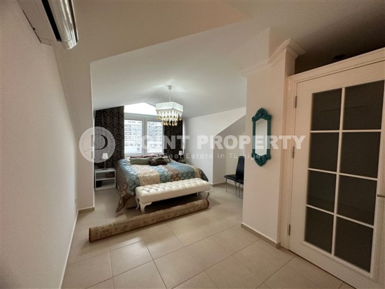 Двухуровневые апартаменты с пятью спальными комнатами и видовой террасой в районе города Аланья - нижняя Оба-id-5147-фото-8