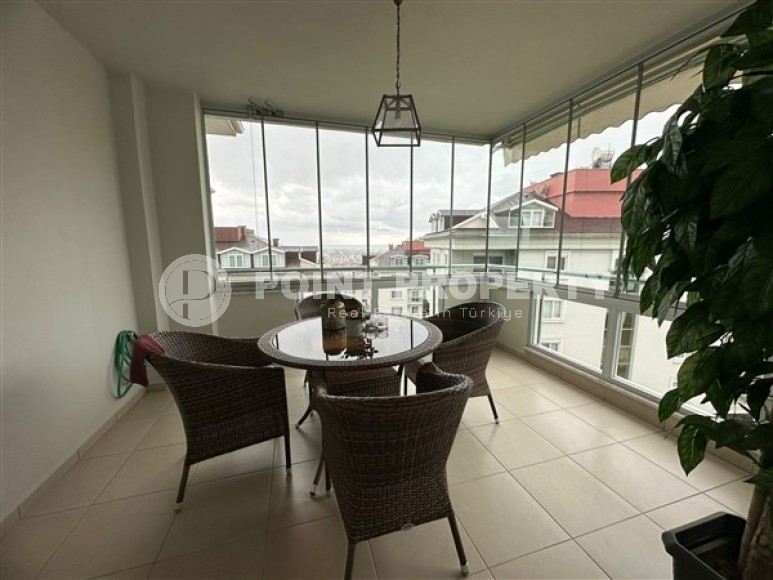 Двухуровневые апартаменты с пятью спальными комнатами и видовой террасой в районе города Аланья - нижняя Оба-id-5147-фото-13