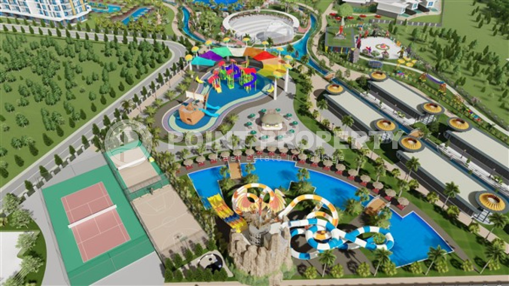 Уютные апартаменты, просторные таунхаусы и шикарные виллы в новом строящемся комплексе премиум-класса в районе Тюрклер в 300 метрах от моря.-id-1054-фото-11