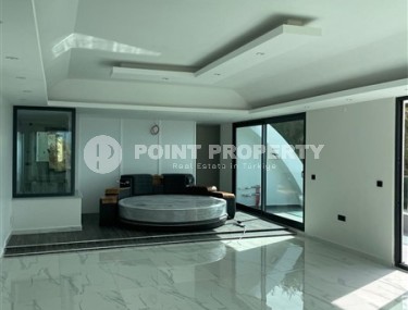 Роскошная трехэтажная вилла с инфинити бассейном в престижном районе Аланьи - Каргыджак и в 600 метрах от моря-id-5152-фото-5