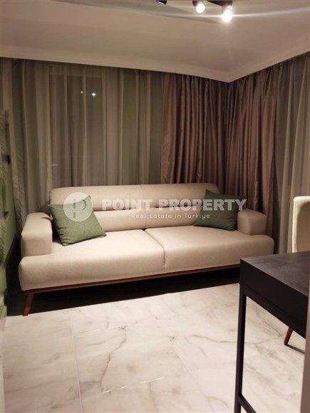 Стильная двухуровневая квартира с дизайнерским ремонтом на 9-м этаже с мансардой в районе Авсаллар-id-5157-фото-10