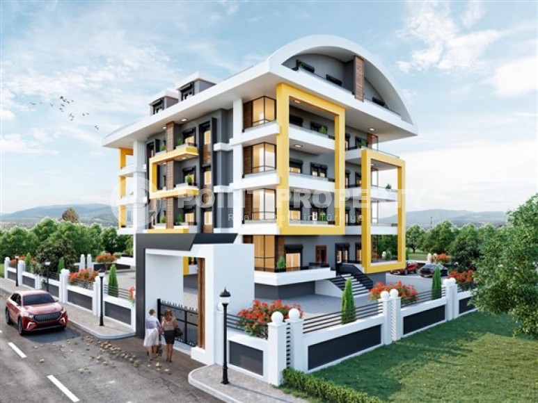 Апартаменты с планировками 2+1, 3+1 дуплекс , в новом жилом комплексе на завершающем этапе строительства, в районе города Аланья - Паяллар-id-5159-фото-3