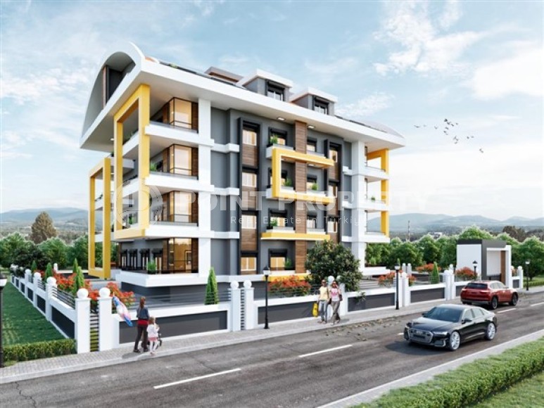 Апартаменты с планировками 2+1, 3+1 дуплекс , в новом жилом комплексе на завершающем этапе строительства, в районе города Аланья - Паяллар-id-5159-фото-5