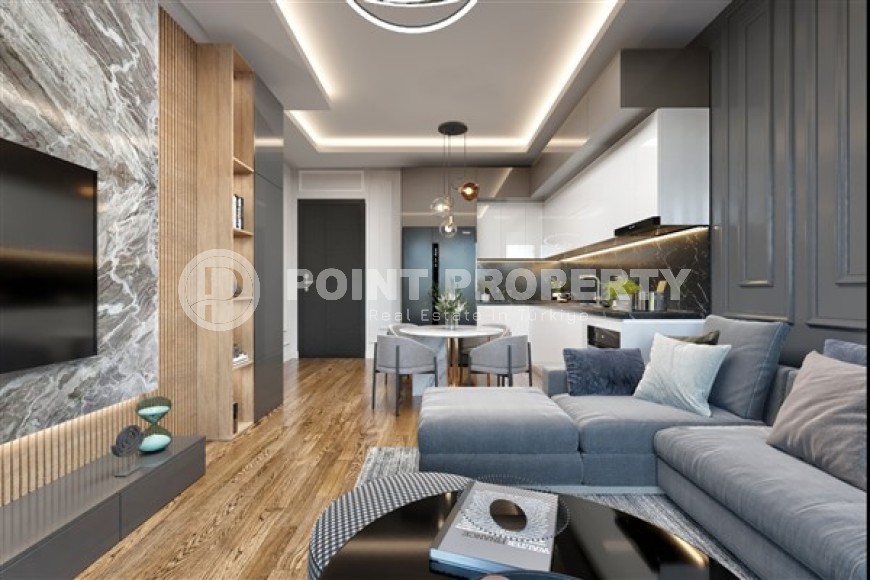 Investment project at the final stage of construction in the Avsallar area, apartments with layouts 1+1, duplex 2+1, duplex 3+1-id-5160-photo-2