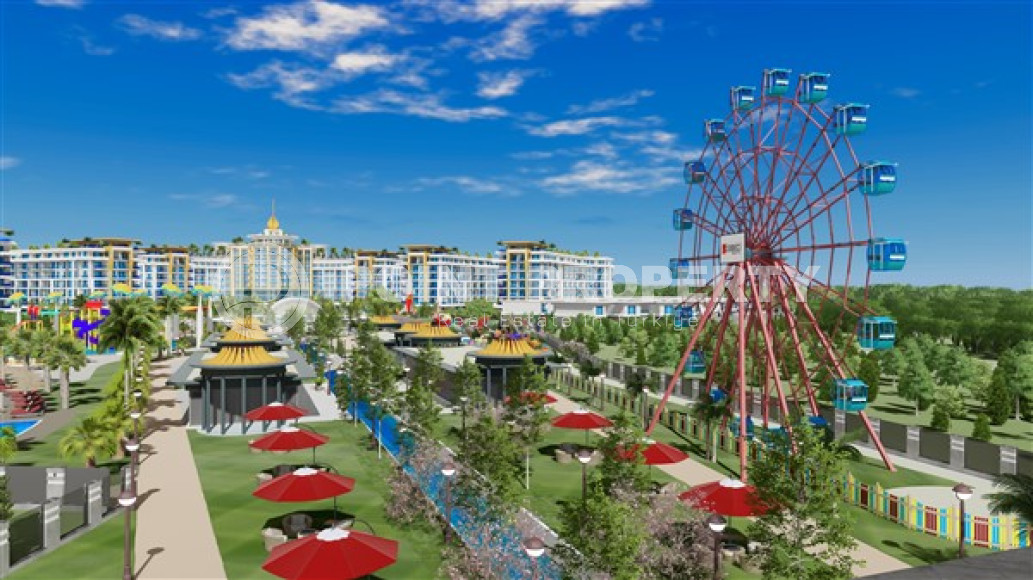 Уютные апартаменты, просторные таунхаусы и шикарные виллы в новом строящемся комплексе премиум-класса в районе Тюрклер в 300 метрах от моря.-id-1054-фото-14