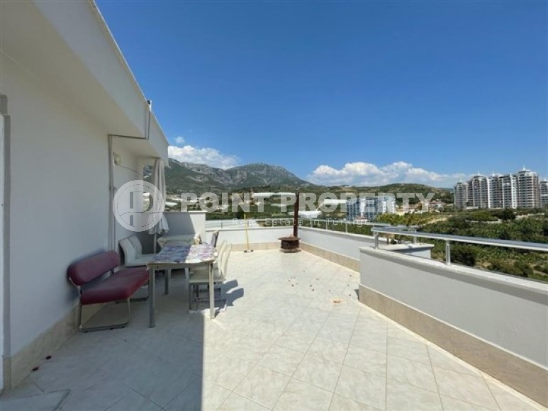 Панорамный дуплекс с видом на море на 10-м этаже с мансардой, район Махмутлар-id-5175-фото-14