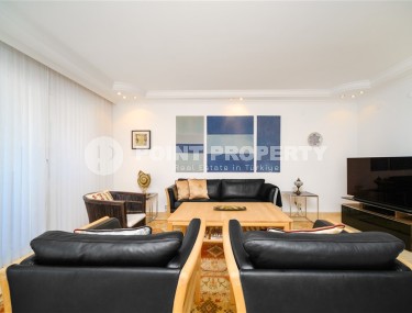 Меблированные двухуровневые апартаменты с тремя спальными комнатами в экологически чистом районе Аланьи - Бекташ-id-5178-фото-4