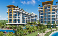 Cozy apartments, spacious townhouses and luxury villas in a new premium complex under construction in the Turkler area, 300 meters from the sea.-id-1054-photo-16