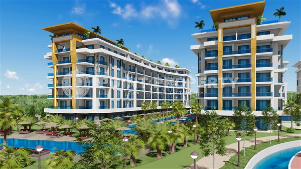 Уютные апартаменты, просторные таунхаусы и шикарные виллы в новом строящемся комплексе премиум-класса в районе Тюрклер в 300 метрах от моря.-id-1054-фото-16