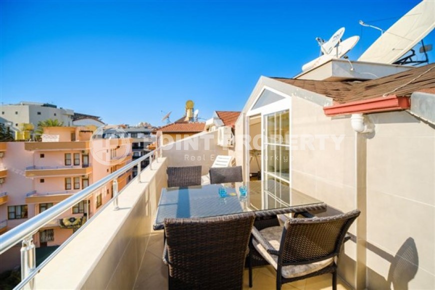 Прекрасная светлая двухуровневая квартира 3+1, общей площадью 140 м2, в самом центре Аланьи-id-5183-фото-16