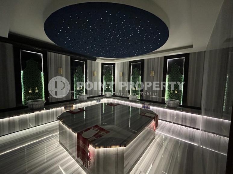 Апартаменты 2+1 с чистовой отделкой в 200 метрах от пляжа в районе Каргыджак-id-5188-фото-7