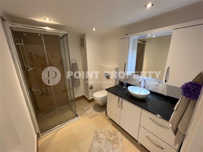 Двухуровневые, меблированные апартаменты с двумя спальными комнатами в районе Демирташ-id-5194-фото-5