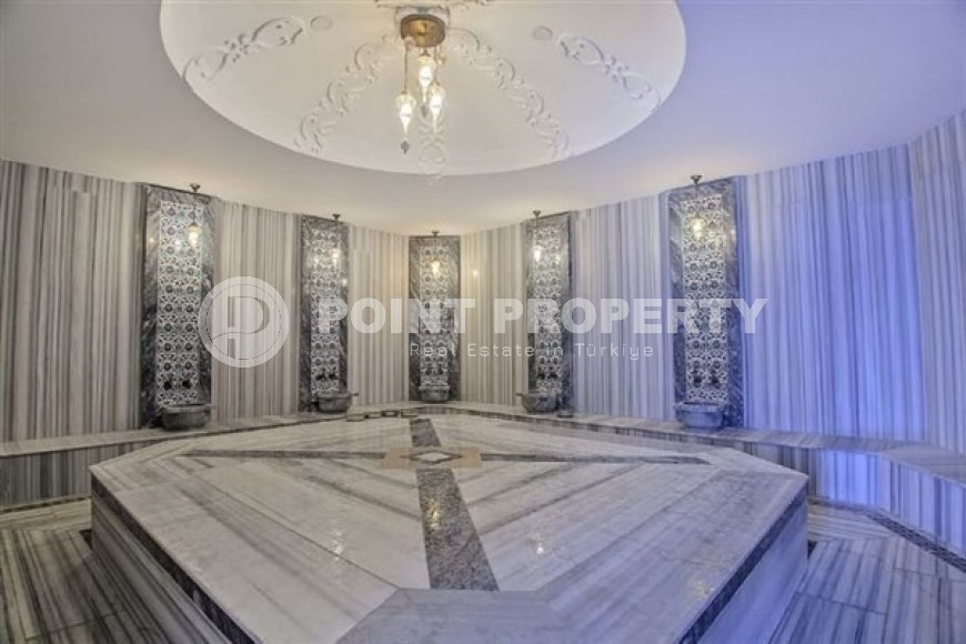 Двухуровневые, меблированные апартаменты с двумя спальными комнатами в районе Демирташ-id-5194-фото-12